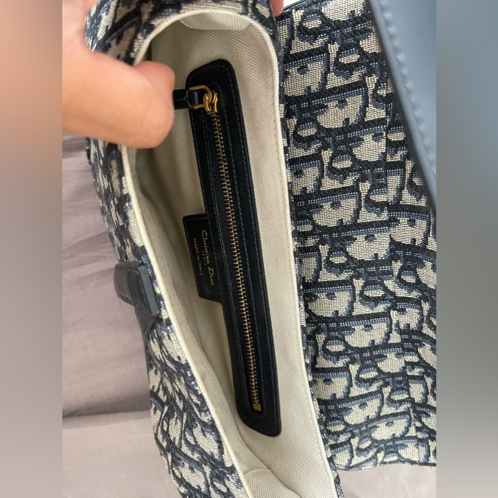 DIOR MONOGRAM SADDLE BAG - Picture 7 of 8